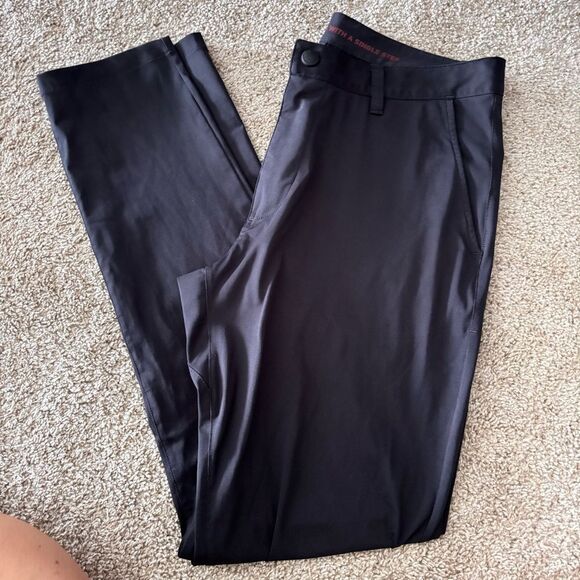 Rhone Commuter Pants Mens Size 31 Straight Stretch Comfort Black - Picture 4 of 7